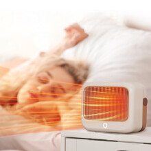 Office Desktop Portable Heater Student Dormitory Heater Small Household Heat Blower Quiet Fan for Home, Office, Bedroom