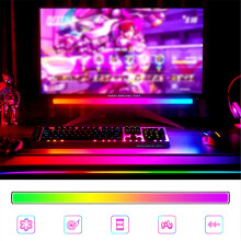 Bară inteligentă Bluetooth Fnyoxu, LED inteligent RGB, mod muzical, schimbare sincronă a culorii, decorativă colorată pentru divertisment, TV,