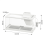 Mini aquarium avec éclairage intérieur, décoration de bureau miniature pour petits espaces. 8