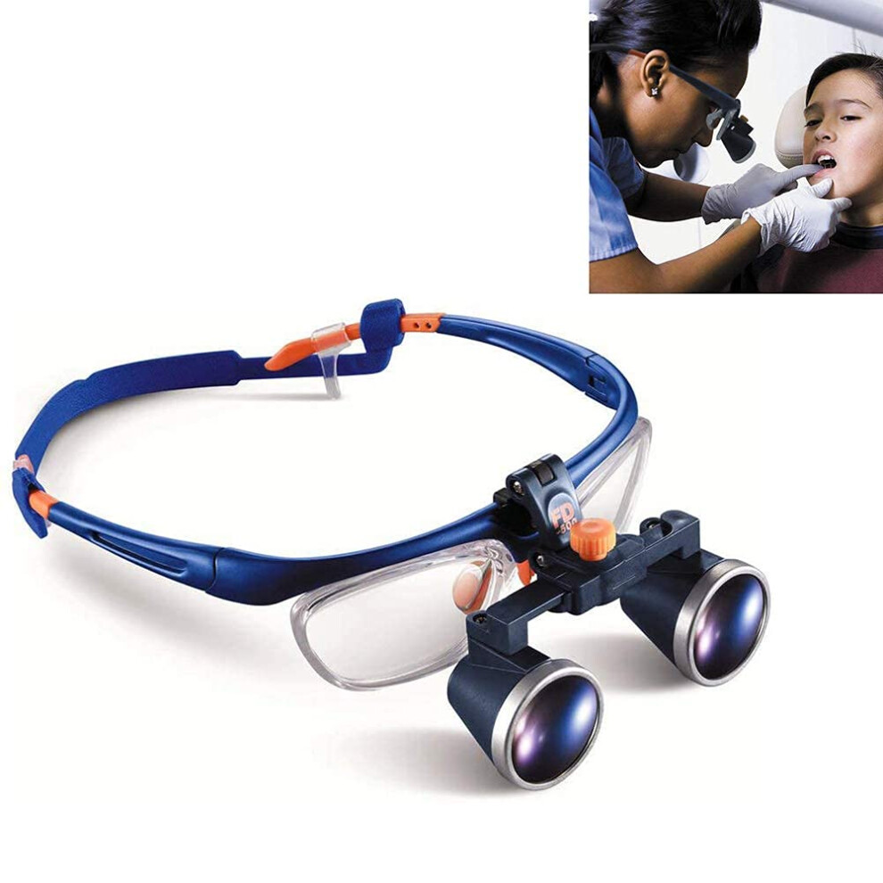 Dental Surgical Loupes 2.5X 3.5X with Adjustable Headband Medical Magnifying Glass for Precision