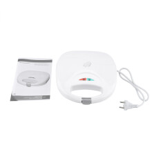 Stainless Steel Sandwich Maker, With Cast Aluminum Plates For Even Heat Distribution, Nonstick Surface For Easy Food Release, Cool Touch Handles For