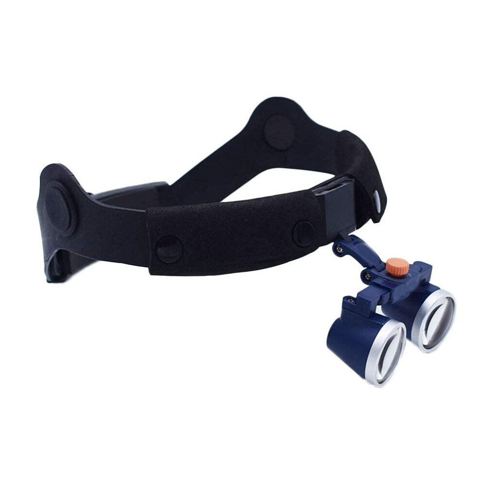 3.5X Dental Surgical Loupes with 420mm Working Distance, Adjustable Interpupillary Medical Binocular Magnifier