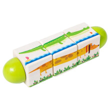 Kiplyki Wooden Sorting & Stacking Toy for Kids, Montessori Magnetic Fishing Game, Shape Sorter for 1-3 Year Olds, Educational Gift