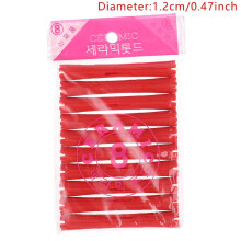 1Set 11Sizes Hair Perm Rods Kit Kylmä Permanenttitanko Muoviset Kihartimet Rulla