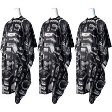 3 Pcs Professional Barber Cape for Adults, Waterproof Hair Cutting Cape with Adjustable Snap Closure