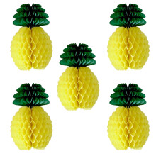 5 stk. ananas honningkakedekorasjoner luau bursdag hawaiisk festutstyr 20 cm