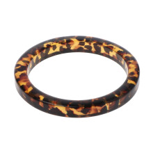 Shinycome Polygon Harzarmband, klassisches Leopardenmuster, Armreif, Schmuck für Mama