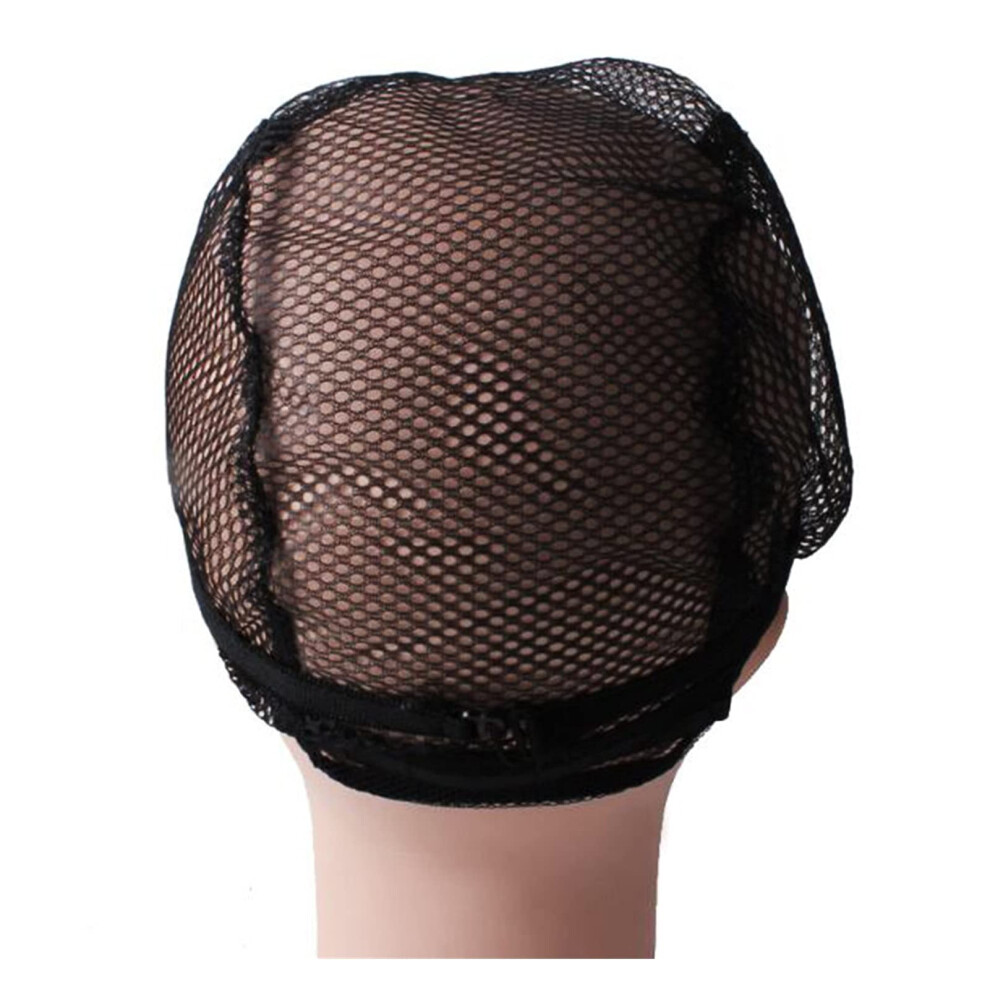 Unisex Black,Cream Black And Beige Nylon Mesh Wig Cap For Women Breathable Elastic Fit For Lace Front Wigs