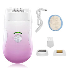 Epilator for Women Rechargeable 3 in 1 Cordless Hair Removal Kit with 3 Heads 2 Speed Waterproof