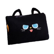 Hand Warmer Pillow with Adorable Cartoon Design, NonElectrical Nap Cushion for Travel, Silver