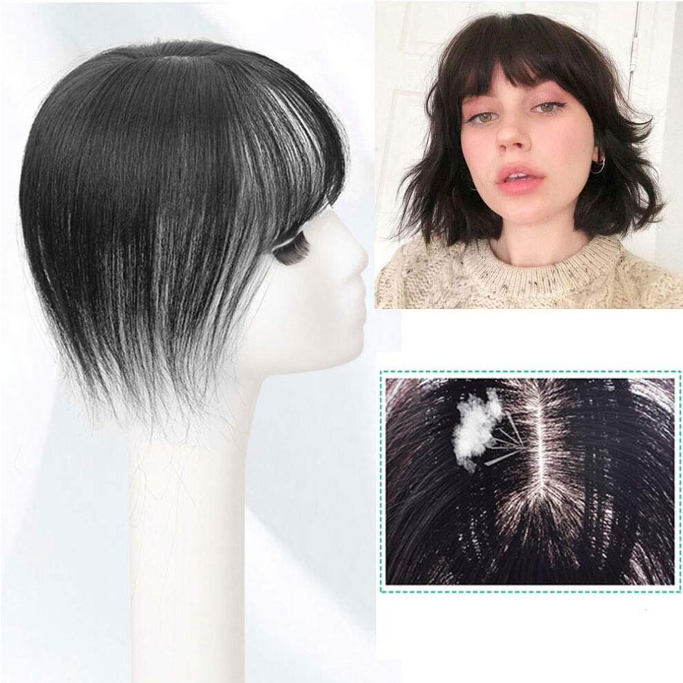 Unisex Gray Human Hair Topper For Women Clip In Remy Hairpiece For Thinning Hair And Coverage