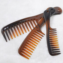 Hair Comb Set Wide Tooth and Fine Tooth AntiStatic for Styling Thick Curly Hair 3 Pieces