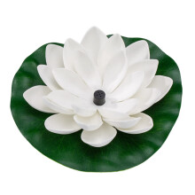 Solar Bird Bath Fountain with 6 Nozzles, Floating Lotus Solar Water Pump for Garden Pond Patio Decor