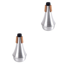 Trumpet Cup Mute Set for Beginners Silver Metal Build Jazz Tone Universal Fit Night Practice