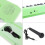 37 Key Electronic Keyboard with Microphone, Dual Timbre Mode, Split Function, Beginner Digital Piano Green 4