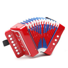 Small Accordion,Accordion Instrument 7 Keys 2 Bass Small Accordion Educational Musical Instrument Choice