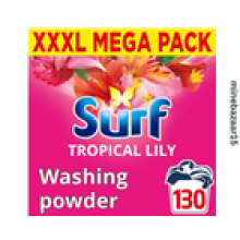 Surf Tropical Lily Washing Powder joy-infused fragrance natural essential 6.5 kg