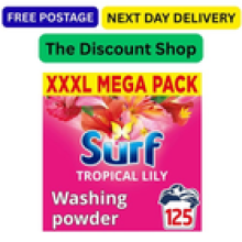 Surf Tropical Lily Washing Powder joy-infused fragrance with natural essential o