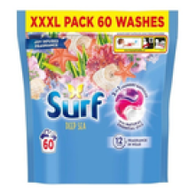 Surf 3 in 1 Laundry Capsules Deep Sea, Tropical Lily, Passion Bloom, 2x Deep Sea