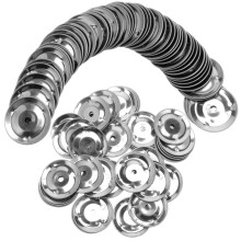 50pcs Drum Cymbals Set Low Volume Practice Cymbals with Jingle Effect and Rich Bell Tone