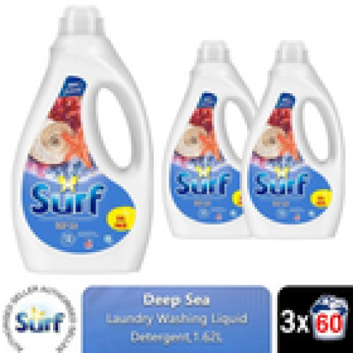 Surf Surf Laundry Washing Liquid Detergent Deep Sea 4.86 L, 180 Washes 1