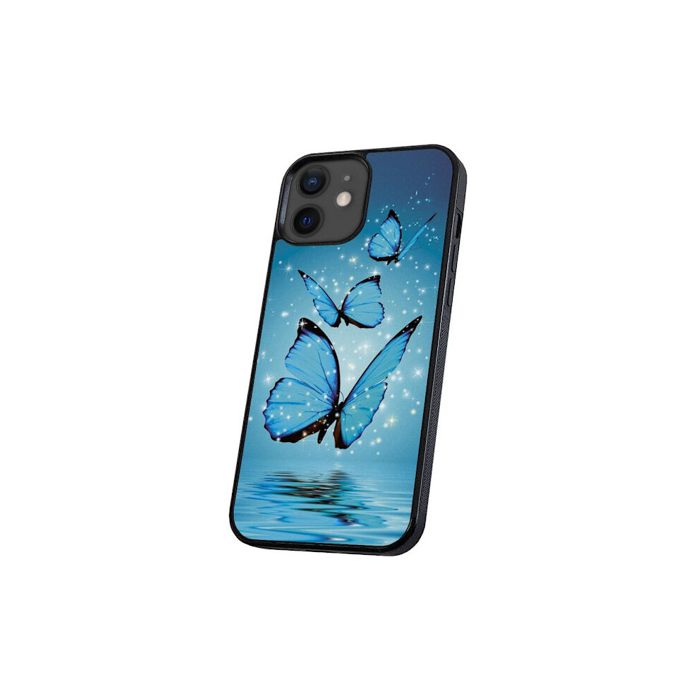 Compatible With Iphone 11 - Case/Mobile Case Glittering Butterflies Multicolor 9173940186590