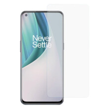 Protector de pantalla de vidrio templado de 0,3 mm compatible con OnePlus Nord N10 5G, transparente.