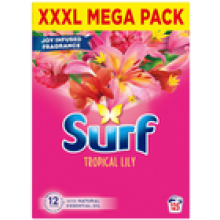 Surf Tropical Lily Washing Powder Laundry Detergent 125 Washes 6.25KG
