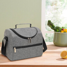 Yonrjhukm Isoliertasche, Umhängetasche für Picknick mit Reis, Tragbare Kühltasche, Lunchbox fürs Büro, Isoliertasche