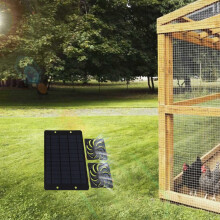 Ozmmyan Solar Powered Exhaust Fan Kit For Chicken Coops, Greenhouses, Sheds, Pet Houses, And Windows - Fan for Outside Deals