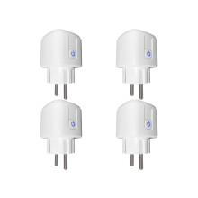 Tuya Wifi Smart16A s funkcí monitorování napájení, bezdrátová aplikace, hlasové dálkové ovládání, zásuvka, snadné použití