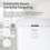Pro Breeze 12LDay Dehumidifier for Home Automatic Humidity Sensor Display 3
