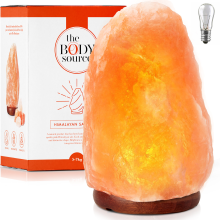 The Body Source Salt Lamp 57kg Authentic Himalayan with Dimmer Switch Base