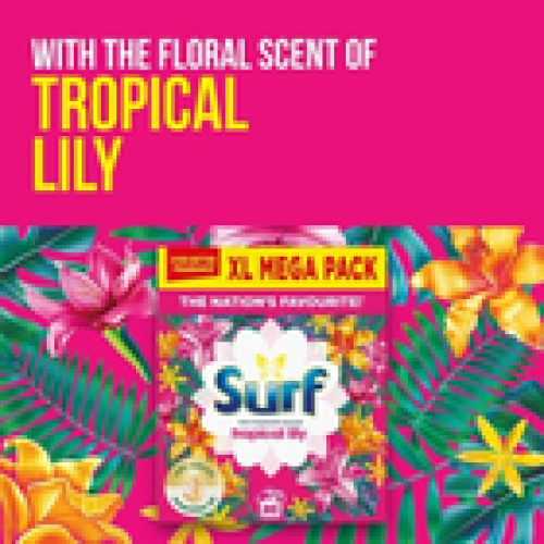 Surf Washing Powder Tropical Lily & Ylang Fragrance 75 Wash (1BOX)