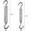 Kit de ferragens para vela de sombreamento, conjunto de aço inoxidável reforçado de 15 cm (6 polegadas) para instalação externa de velas de 4