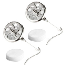 2x Sifon koffiefilters, koffiefilterdoek geschikt voor gebruik in een sifon koffiepot, herbruikbare sifon koffiepot accessoires