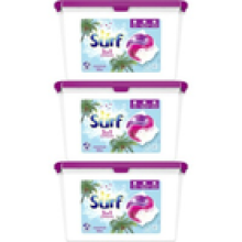 Surf 3-in-1 Washing Capsule Coconut Bliss 18 Capsule x 3
