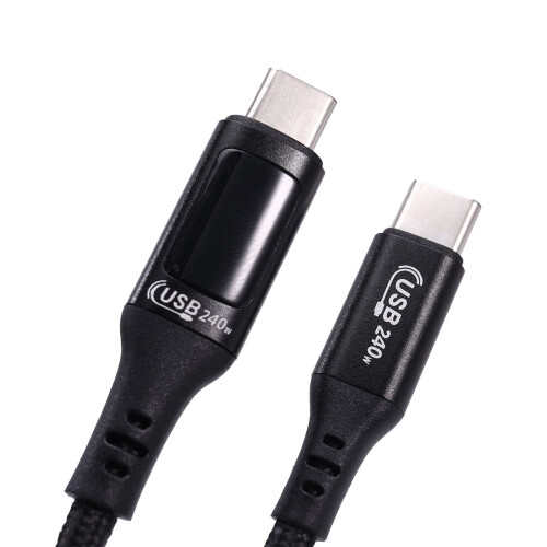 Καλώδιο USB τύπου C σε USB C240W PD3.1Φορτιστής γρήγορης φόρτισης USB2.0 480Mbps Καλώδιο 1