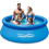 Inflatable Swimming Pool Summer Waves Ring Pool Quick Set Up Blue 4
