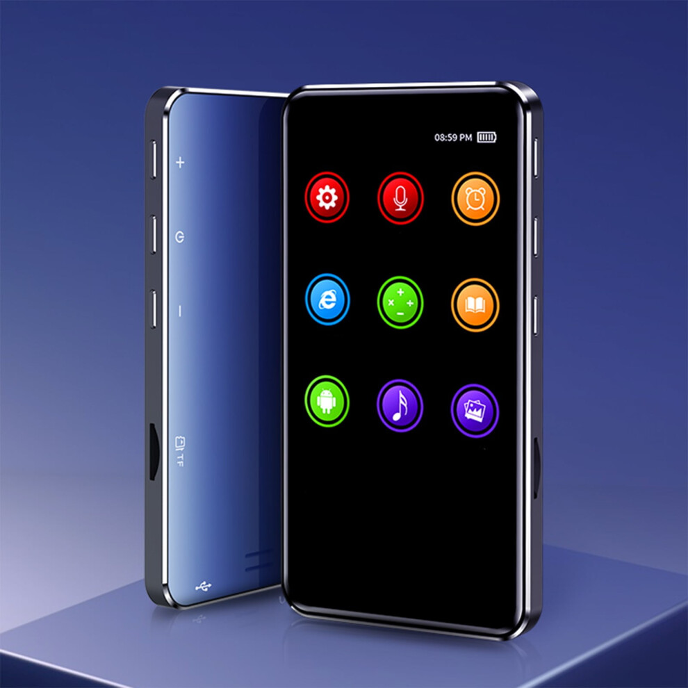 Christmas Clearance: Kayannuo Mp3 Player With Bluetooth, Touchscreen, Hd Video, Fm Radio, Micro Tf Slot, Speaker, Headphones, Up To 64Gb 9173940188334
