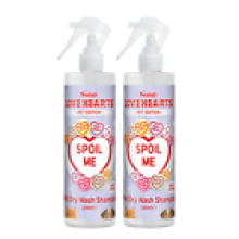 Pet Dry Wash Shampoo 2 x 250ml Swizzels Love Hearts