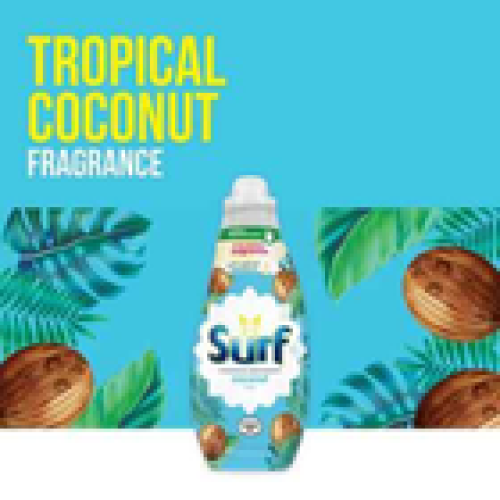 Surf Surf Coconut Bliss Concentrated Liquid Laundry Detergent 24 Washes 648ml 1