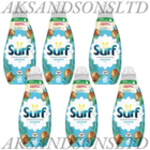 Surf Surf Coconut Bliss Concentrated Liquid Detergent, 24 Washes, 648ml