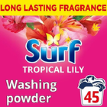 Surf Washing Powder Tropical Lily & Ylang Ylang, 3.185kg