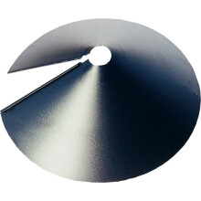 Zallac egernsikker 14" diameter baffel, sort