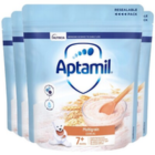 Aptamil 4 x 200g Aptamil Multigrain Baby Cereal Suitable From 7 Months 2
