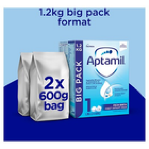 Aptamil Aptamil 1 Infant Refill Baby Milk Bundle Formula 2