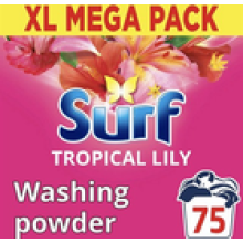 Surf Tropical Lily Washing Powder 75W (3.75kg)