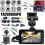 Motorcycle Dash Cam Front Rear Camera Display Motorbike DVR System Night Vision 1