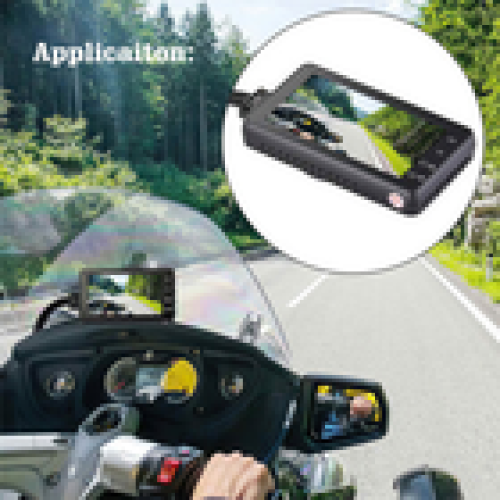 Motorcycle Dash Cam Front Rear Camera Display Motorbike DVR System Night Vision 1